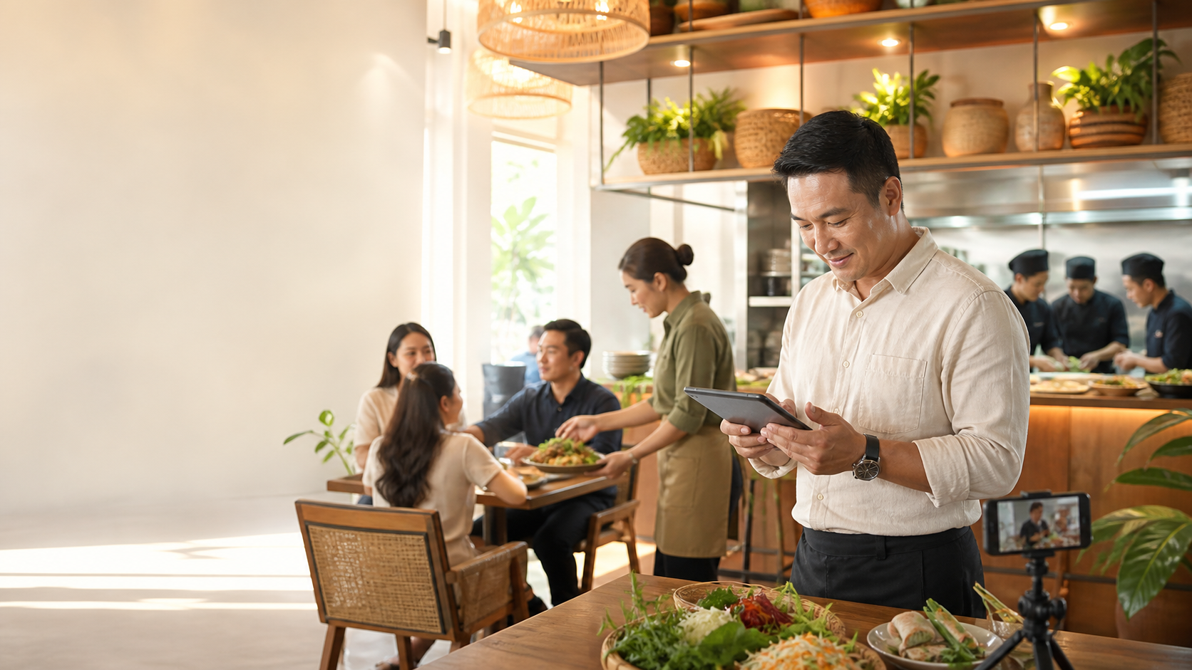 Showroom Nhà hàng & F&B Tăng doanh thu